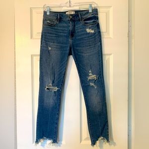 Abercrombie super skinny mid rise jeans